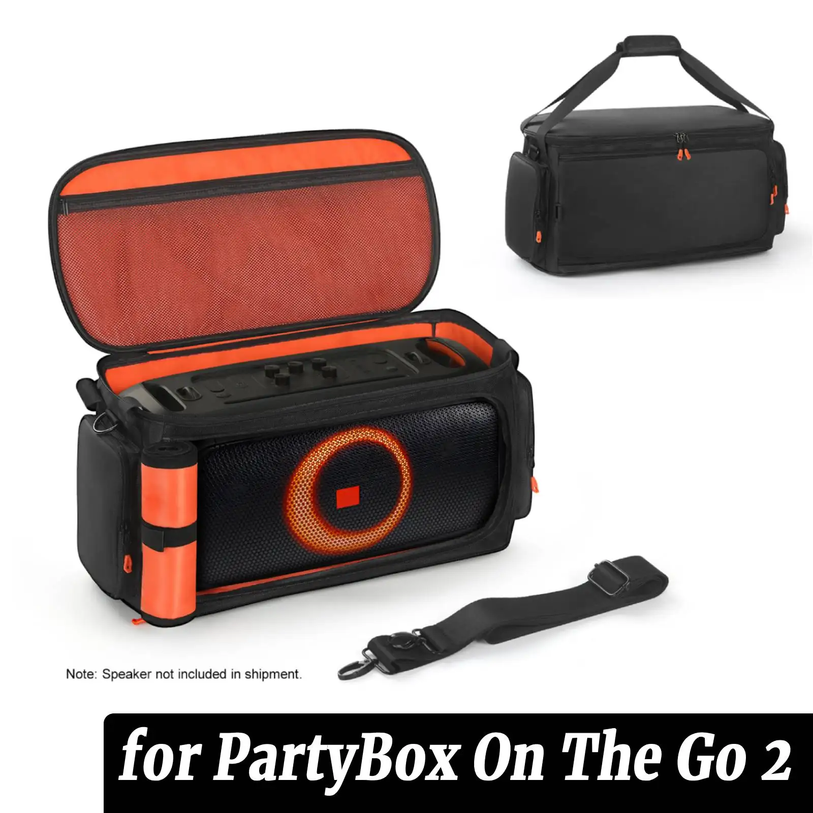 Protective Dust Cover Case for JBL PartyBox On The Go 2 Portable Speaker Hard EVA Shell Travel Bag with Handle & Mic Storage Box
Protective Dust Cover Case for JBL PartyBox On The Go 2 Portable Speaker Hard EVA Shell Travel Bag with Handle & Mic Storage Box