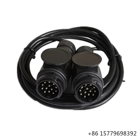 12V 13P Trailer Extension Cable Truck Connector Heavy Duty Socket Plug for Trailer Wiring Harness
12V 13P Trailer Extension Cable Truck Connector Heavy Duty Socket Plug for Trailer Wiring Harness