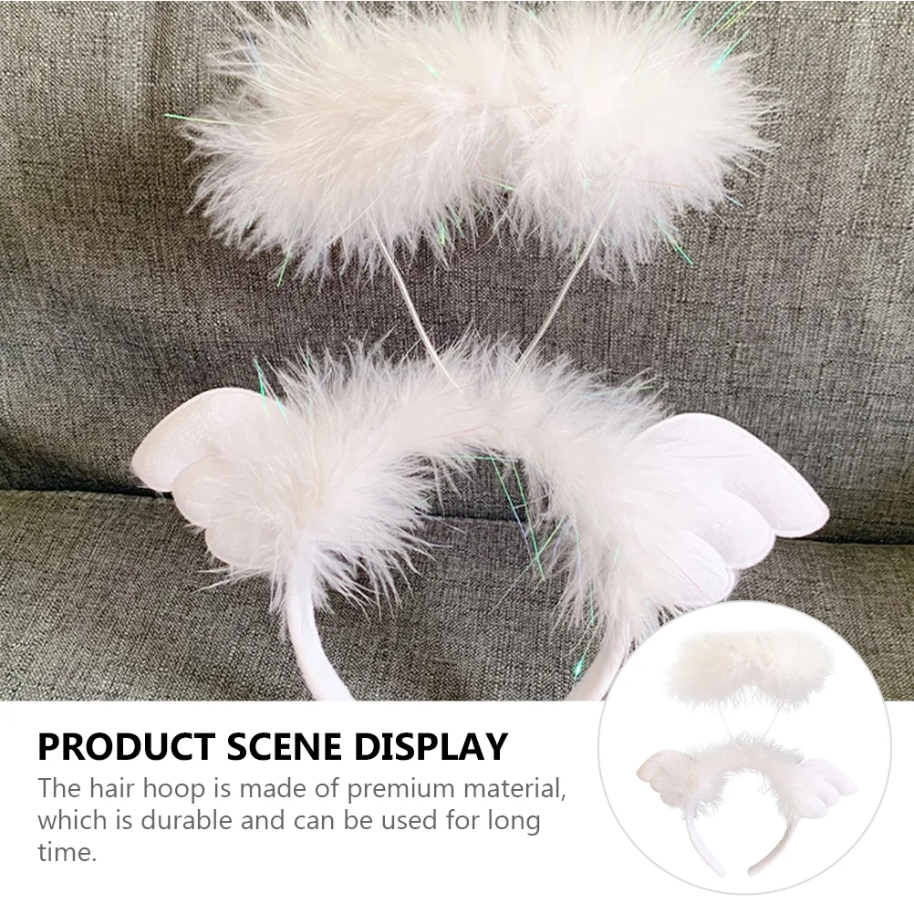 Angel Headband Headdress Props Hair Hoop Lovely Fabric Party Costume Decorative Child
Angel Headband Headdress Props Hair Hoop Lovely Fabric Party Costume Decorative Child