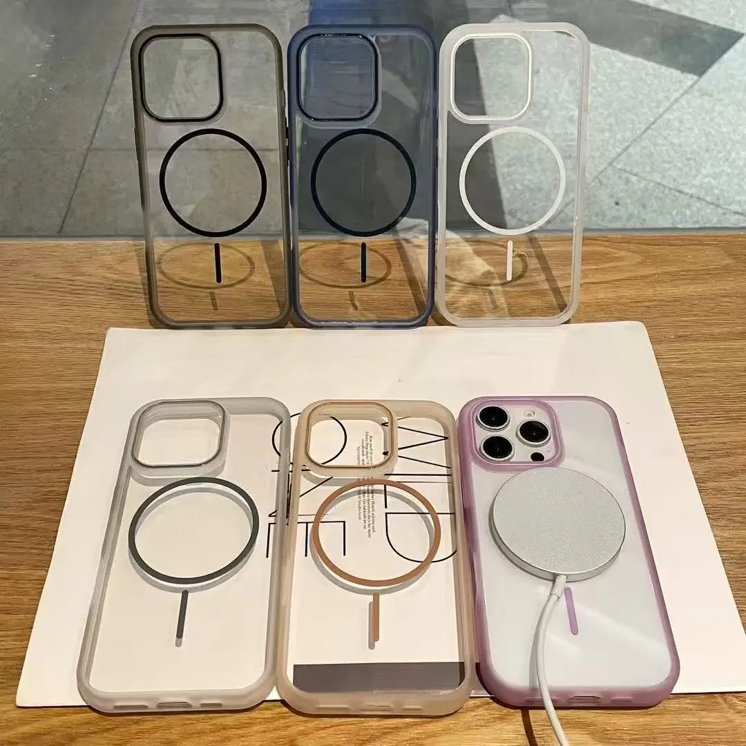 Clear Slim For Magsafe Phone Cases For iphone 16/15/14/13/12/111 Pro Max Transparent PC Cover Fundas Cellphone Protectors
Clear Slim For Magsafe Phone Cases For iphone 16/15/14/13/12/111 Pro Max Transparent PC Cover Fundas Cellphone Protectors