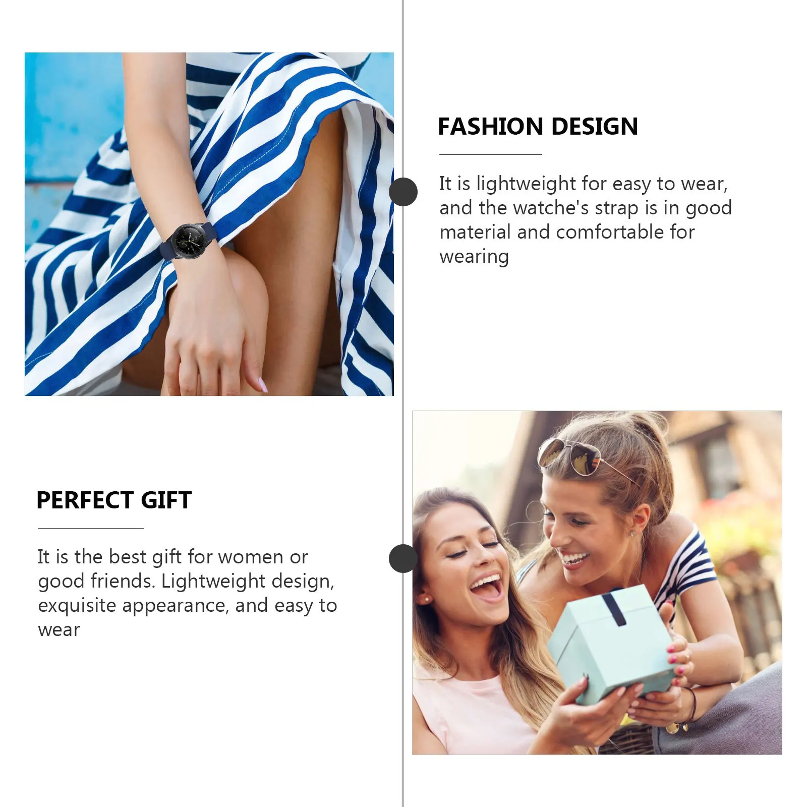 1Pcs Silicone Watch Band Premium Round Tail Strap Comfortable Durable Replacement Strap for Sports Casual Wear
1Pcs Silicone Watch Band Premium Round Tail Strap Comfortable Durable Replacement Strap for Sports Casual Wear