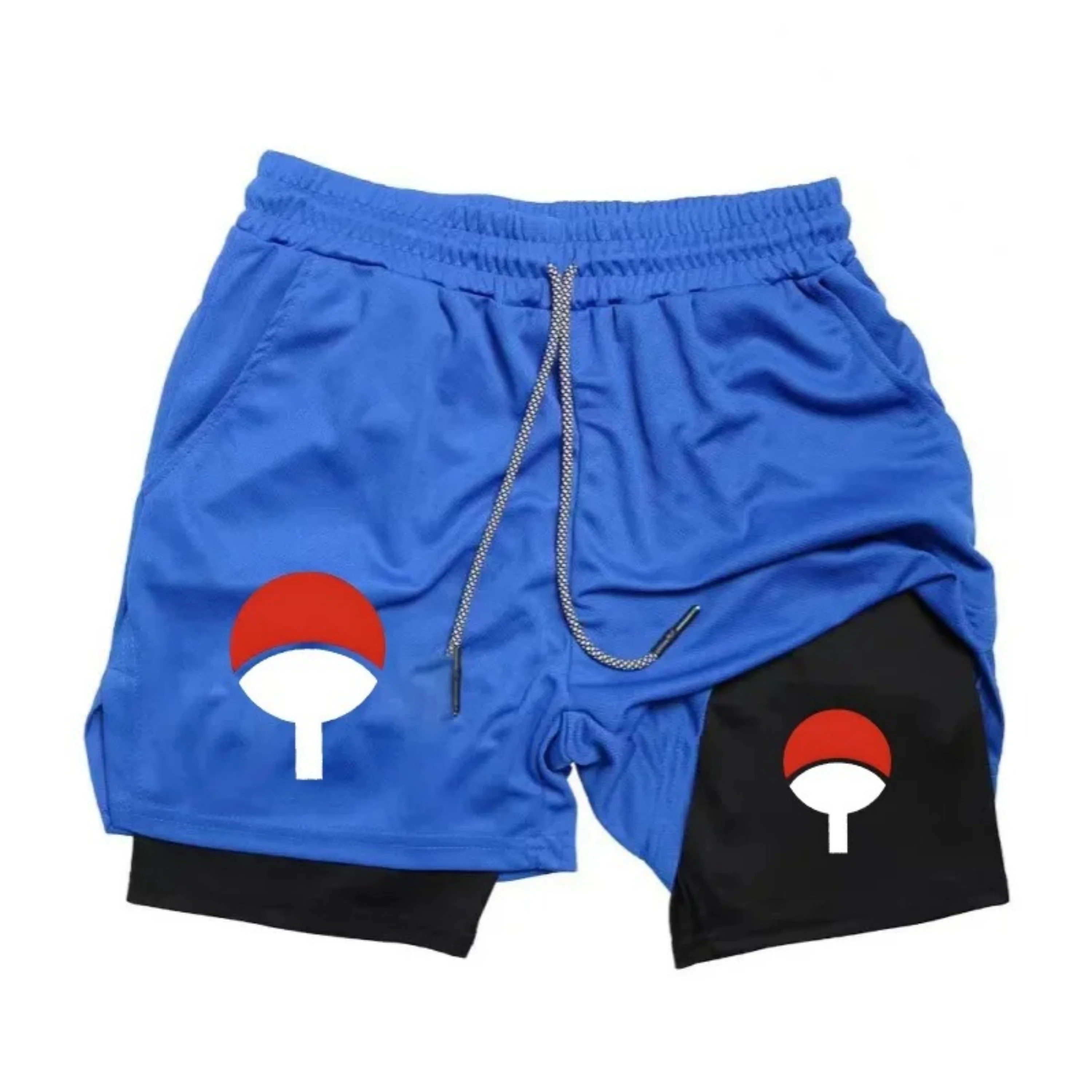 Pantalones cortos de doble capa de Naruto Anime para hombre, pantalones cortos deportivos con estampado para entrenamiento en e
Pantalones cortos de doble capa de Naruto Anime para hombre, pantalones cortos deportivos con estampado para entrenamiento en e