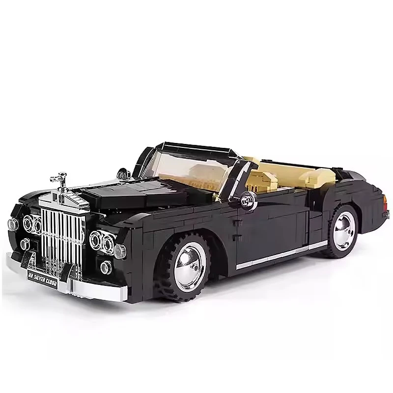 MOC-10006 Technical Vintage Car 1096PCS Building Block The 1964 RR Sliver Cloud Model for Adults Set Toys Bricks Boys Gifts
MOC-10006 Technical Vintage Car 1096PCS Building Block The 1964 RR Sliver Cloud Model for Adults Set Toys Bricks Boys Gifts
