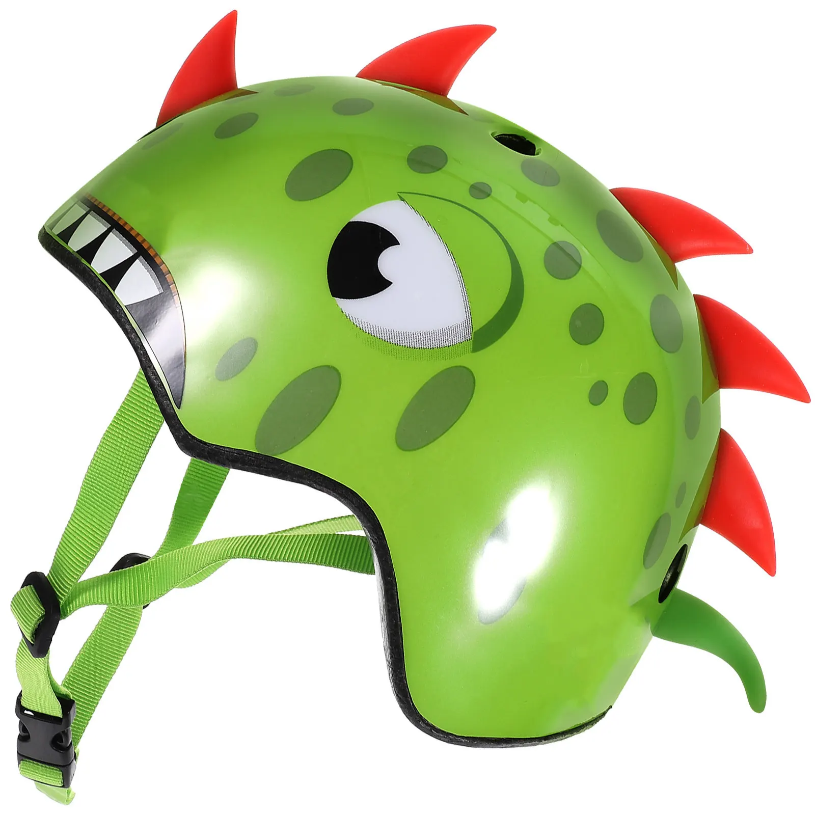 Safety 3D Cartoon Dinosaur Bike for Cycling Skating Riding One Size 54-58Cm Quick Release Buckle
Safety 3D Cartoon Dinosaur Bike for Cycling Skating Riding One Size 54-58Cm Quick Release Buckle