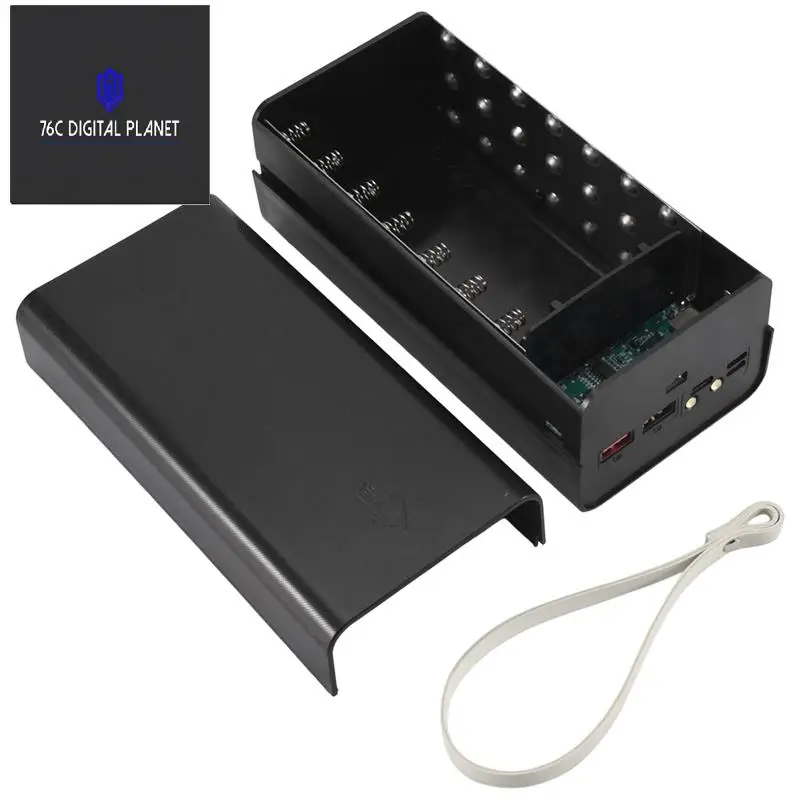 24-Hour Delivery 21X18650 Battery Case Welding Free Power Bank Case With Light 18650 Battery Charge Box Detachable Portable DIYC
24-Hour Delivery 21X18650 Battery Case Welding Free Power Bank Case With Light 18650 Battery Charge Box Detachable Portable DIYC