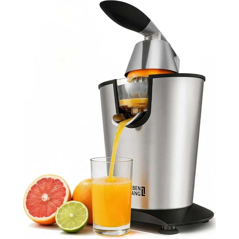 600W Electric Orange Juicer - High Yield Citrus Press, Stainless Steel & BPA-Free
600W Electric Orange Juicer - High Yield Citrus Press, Stainless Steel & BPA-Free