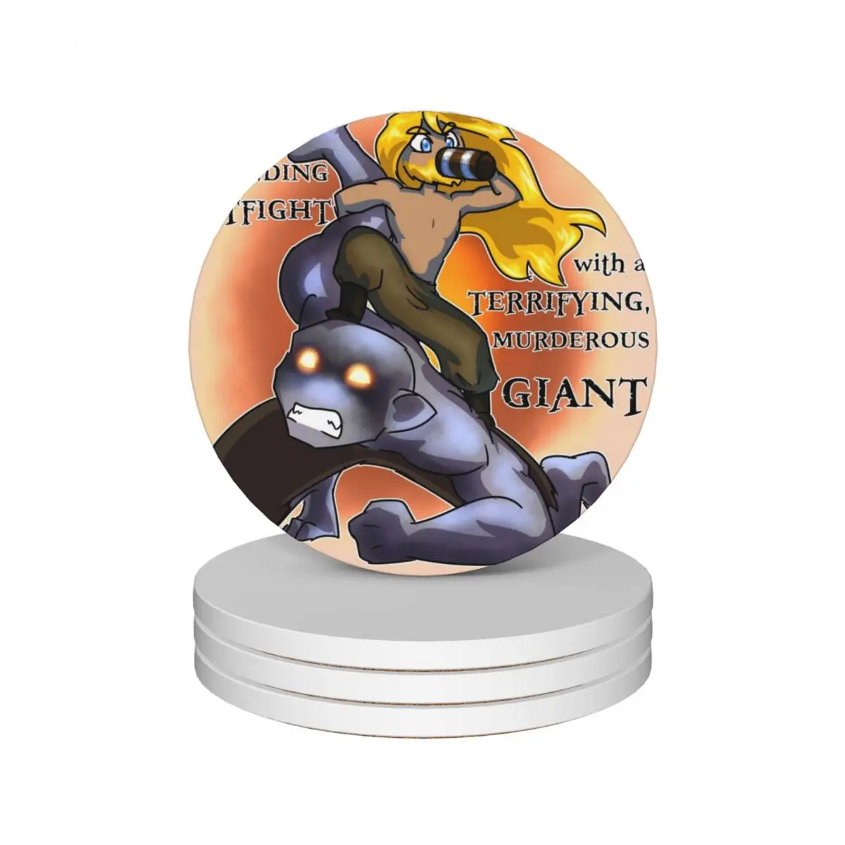 Beowulf Ceramic Coasters (Set of 4) cup holder Creative for the kitchen accessories Coasters
Beowulf Ceramic Coasters (Set of 4) cup holder Creative for the kitchen accessories Coasters