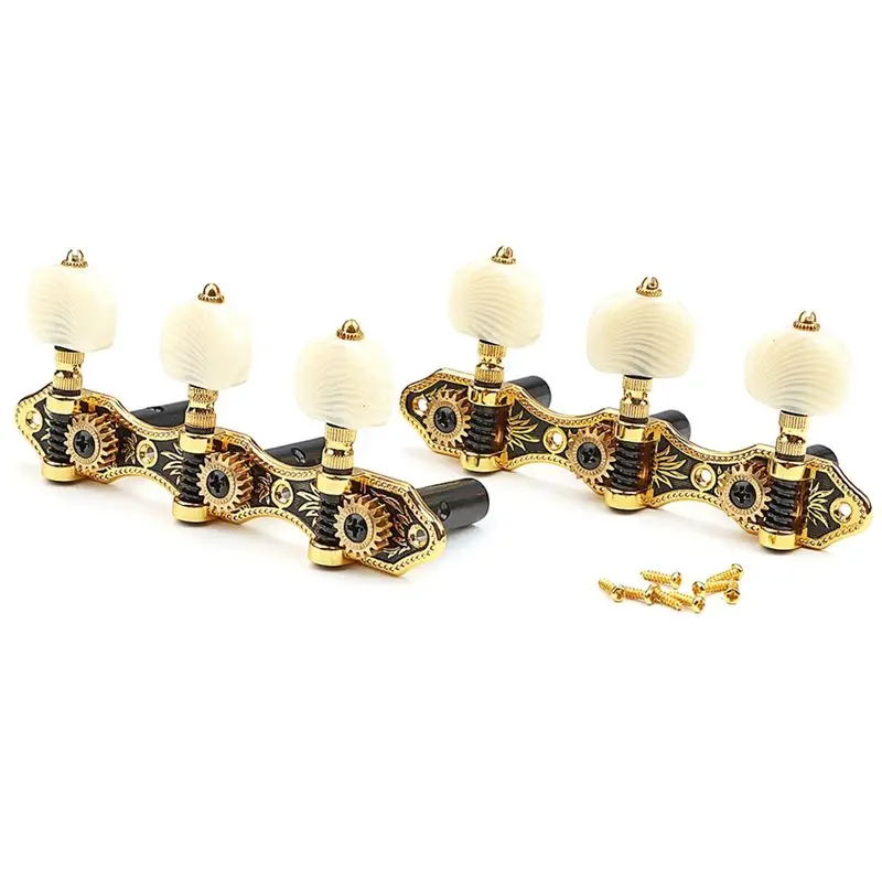 2Pcs Guitar String Tuners Classical Guitar 3 Sets Of String Tuning Pegs 3Left 3Right Guitars Knobs Replacement
2Pcs Guitar String Tuners Classical Guitar 3 Sets Of String Tuning Pegs 3Left 3Right Guitars Knobs Replacement