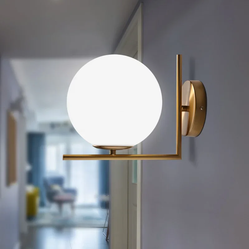 Modern Reading Led Wall Lamp Frosted Glass Ball Wrought Iron Metal Bronze Globe Lights Fixture Door Corridor Foyer Aisel Stair
Modern Reading Led Wall Lamp Frosted Glass Ball Wrought Iron Metal Bronze Globe Lights Fixture Door Corridor Foyer Aisel Stair