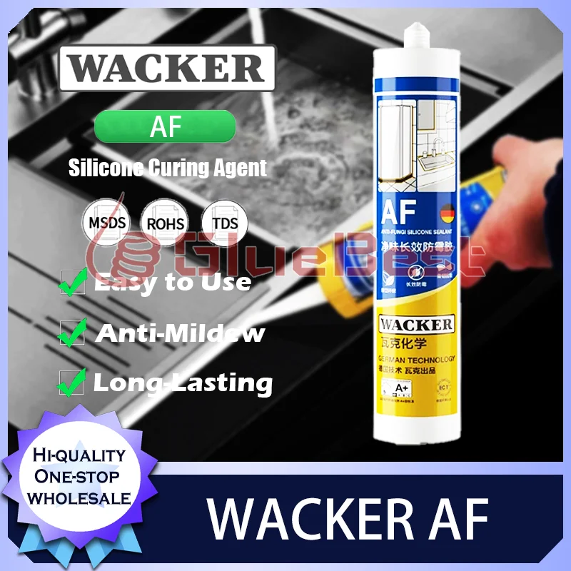 WACKER AF Средство для отверждения стекла Водонепроницаемое средство против плесени для защиты кромок кухни и ванной комнаты Оригинальный продукт
WACKER AF Средство для отверждения стекла Водонепроницаемое средство против плесени для защиты кромок кухни и ванной комнаты Оригинальный продукт