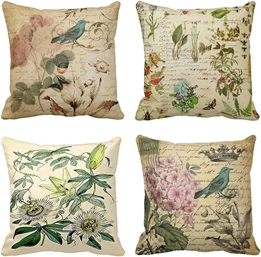 Spring Flower Pillow Cases Bird Rose Pillowcase Gardens Chair Square Pillow Cover Home Decor Sofa Bed Living Room Home Decor
Spring Flower Pillow Cases Bird Rose Pillowcase Gardens Chair Square Pillow Cover Home Decor Sofa Bed Living Room Home Decor