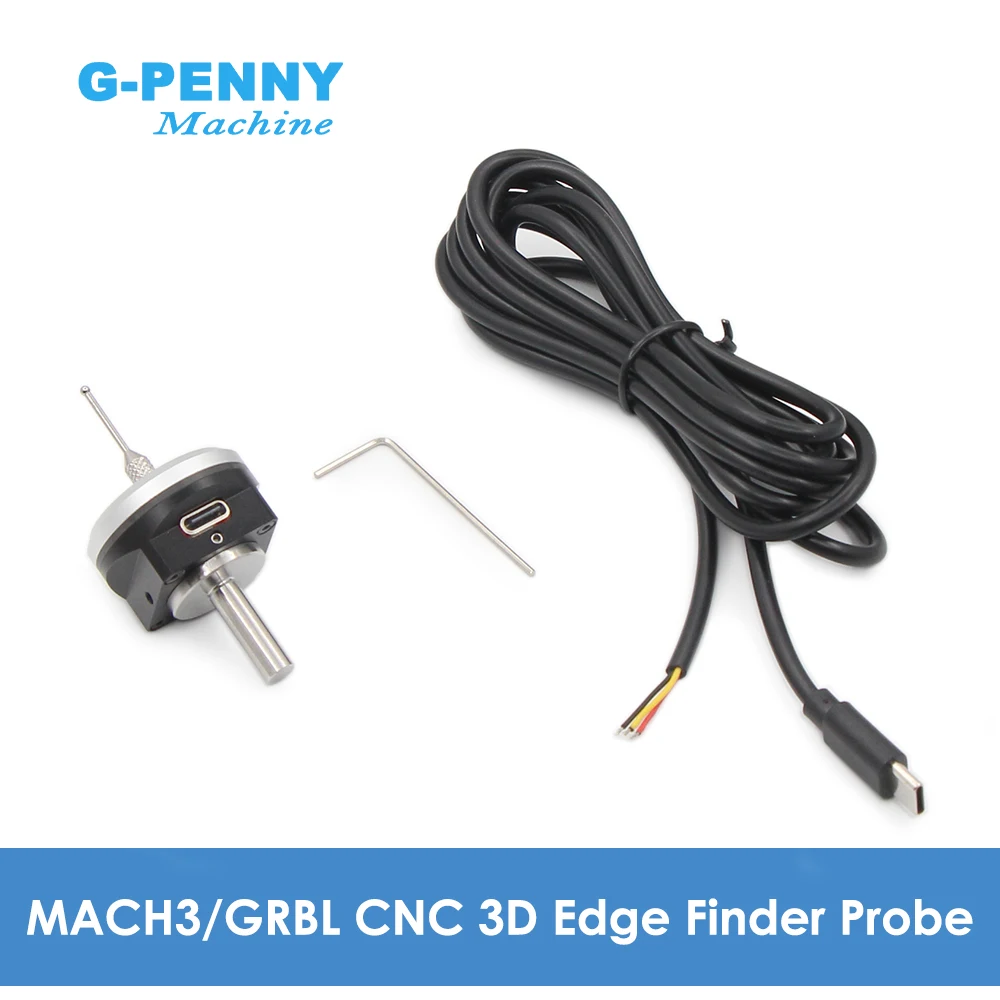 CNC V6 anti rolling. 3D touch probe edge finder to find the center probe Split the baton Mach3 and Grbl
CNC V6 anti rolling. 3D touch probe edge finder to find the center probe Split the baton Mach3 and Grbl