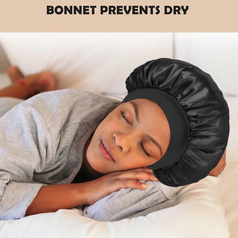 Women's Satin Silk Nightcap with Elastic Band Suitable for Home Care Hair Care Silk Hat
Women's Satin Silk Nightcap with Elastic Band Suitable for Home Care Hair Care Silk Hat