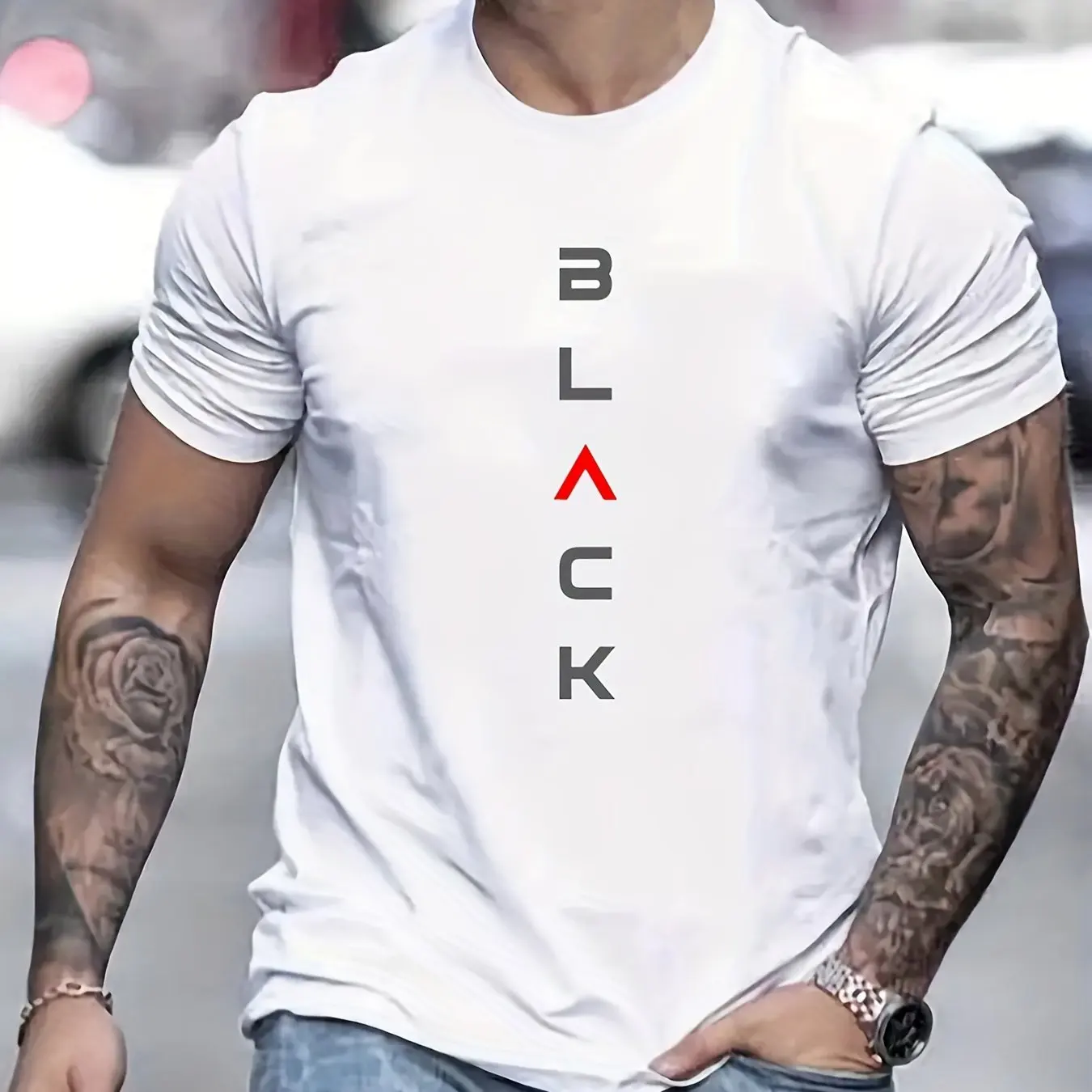 Men's Summer Casual Loose Size Black Breathable Comfortable Print Round Neck Short Sleeve T-shirt Street Formal Wear Top
Men's Summer Casual Loose Size Black Breathable Comfortable Print Round Neck Short Sleeve T-shirt Street Formal Wear Top
