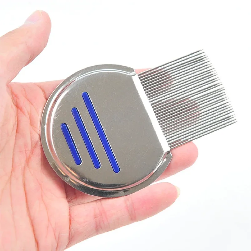 Stainless Steel Terminator Lice Comb Children Hair Removal Headdress Super Density Teeth Remove Nits Comb Dog Brushes Accessory
Stainless Steel Terminator Lice Comb Children Hair Removal Headdress Super Density Teeth Remove Nits Comb Dog Brushes Accessory