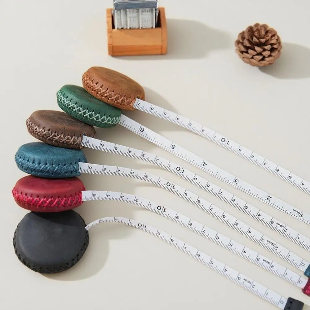 Mini Handmade Leather Tape Measure Portable Vintage Roll Measure Tape Cowhide Leather 1.5M RetractableTape Measure Household
Mini Handmade Leather Tape Measure Portable Vintage Roll Measure Tape Cowhide Leather 1.5M RetractableTape Measure Household