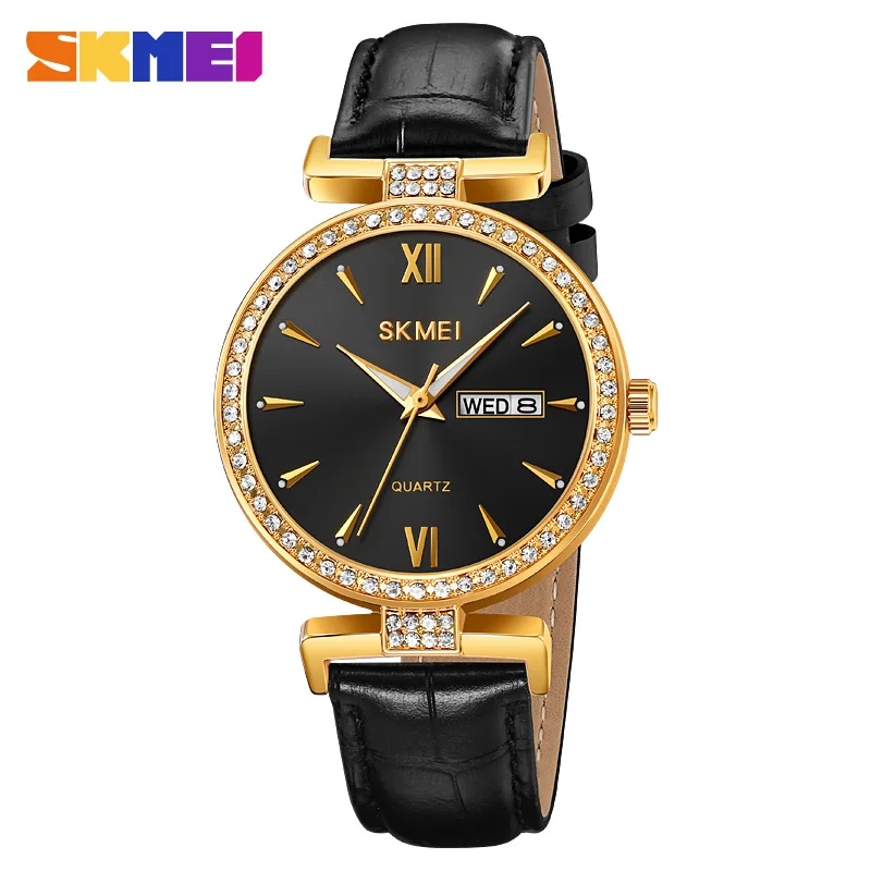 SKEMI Elegant Womens Watches Easy Read Dial Fashion Waterproof Ladies Wristwaches Date Display Leather Strap Clock Female
SKEMI Elegant Womens Watches Easy Read Dial Fashion Waterproof Ladies Wristwaches Date Display Leather Strap Clock Female