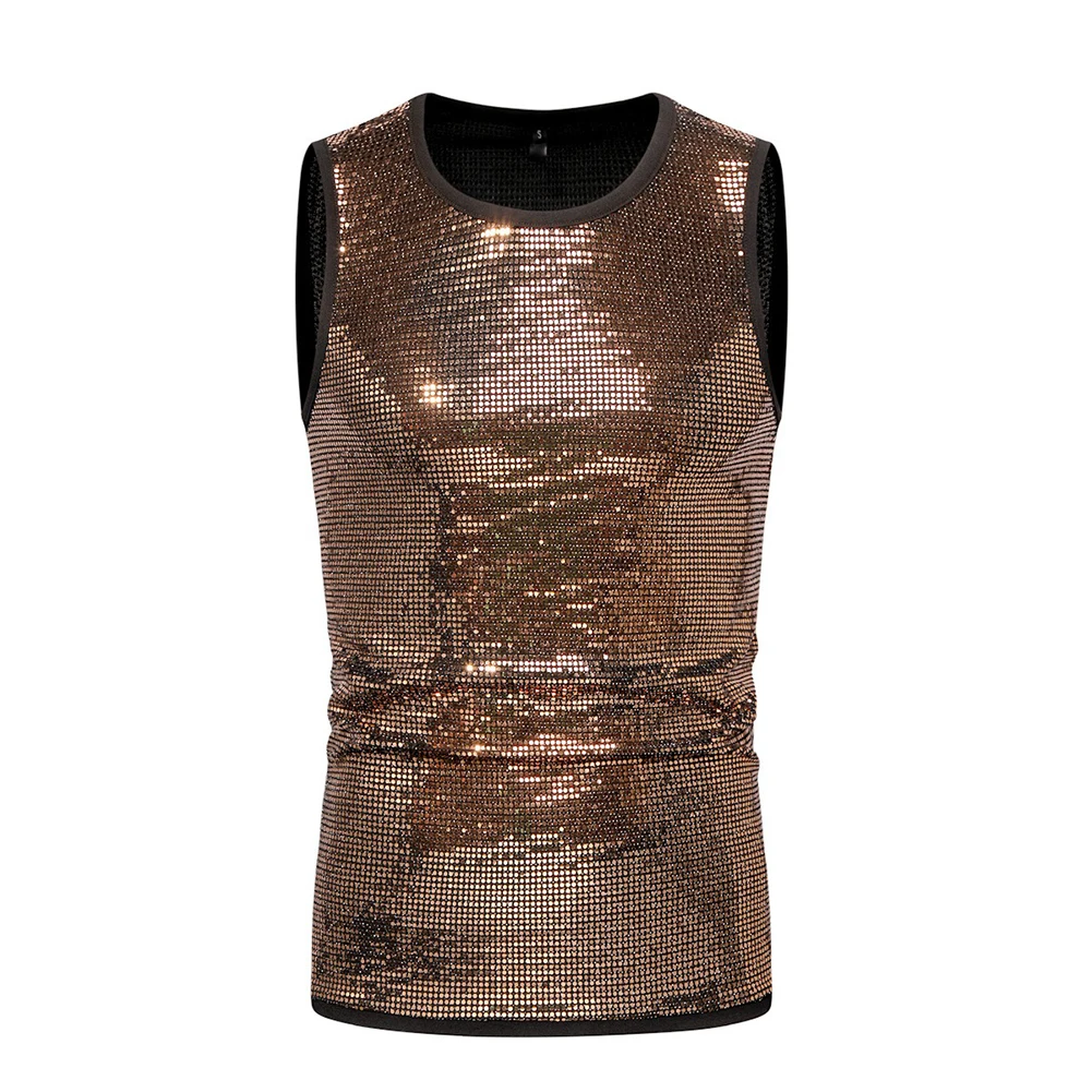 Male Tank Top Daily Breathable Casual Comfortable Dance Men O Neck Party Shiny Pullover Sleeveless Slim Summer
Male Tank Top Daily Breathable Casual Comfortable Dance Men O Neck Party Shiny Pullover Sleeveless Slim Summer