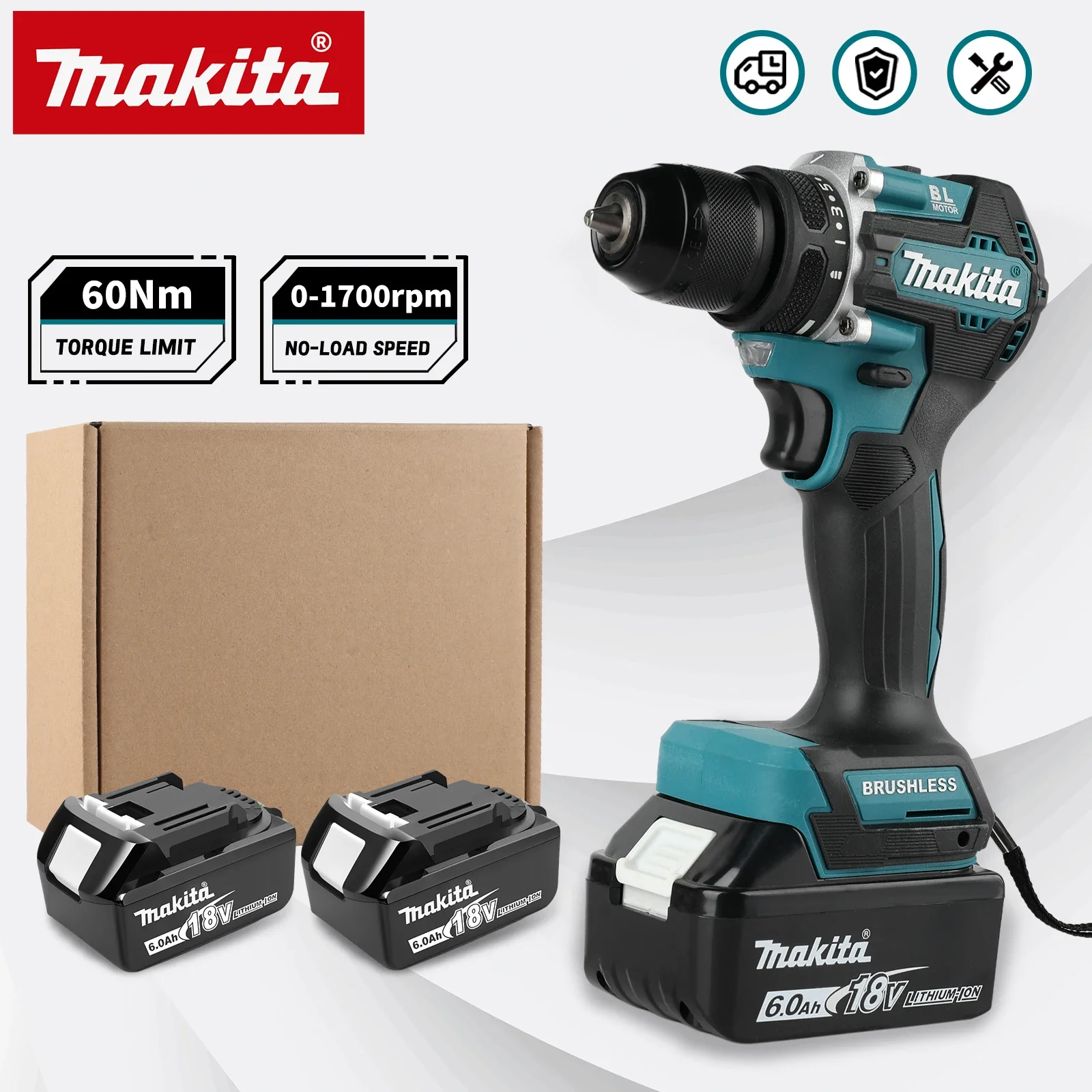 Makita DDF487 18V Lithium Drill Driver 10mm Chuck Compact Body Brushless Unit for Daily Drilling Applications
Makita DDF487 18V Lithium Drill Driver 10mm Chuck Compact Body Brushless Unit for Daily Drilling Applications