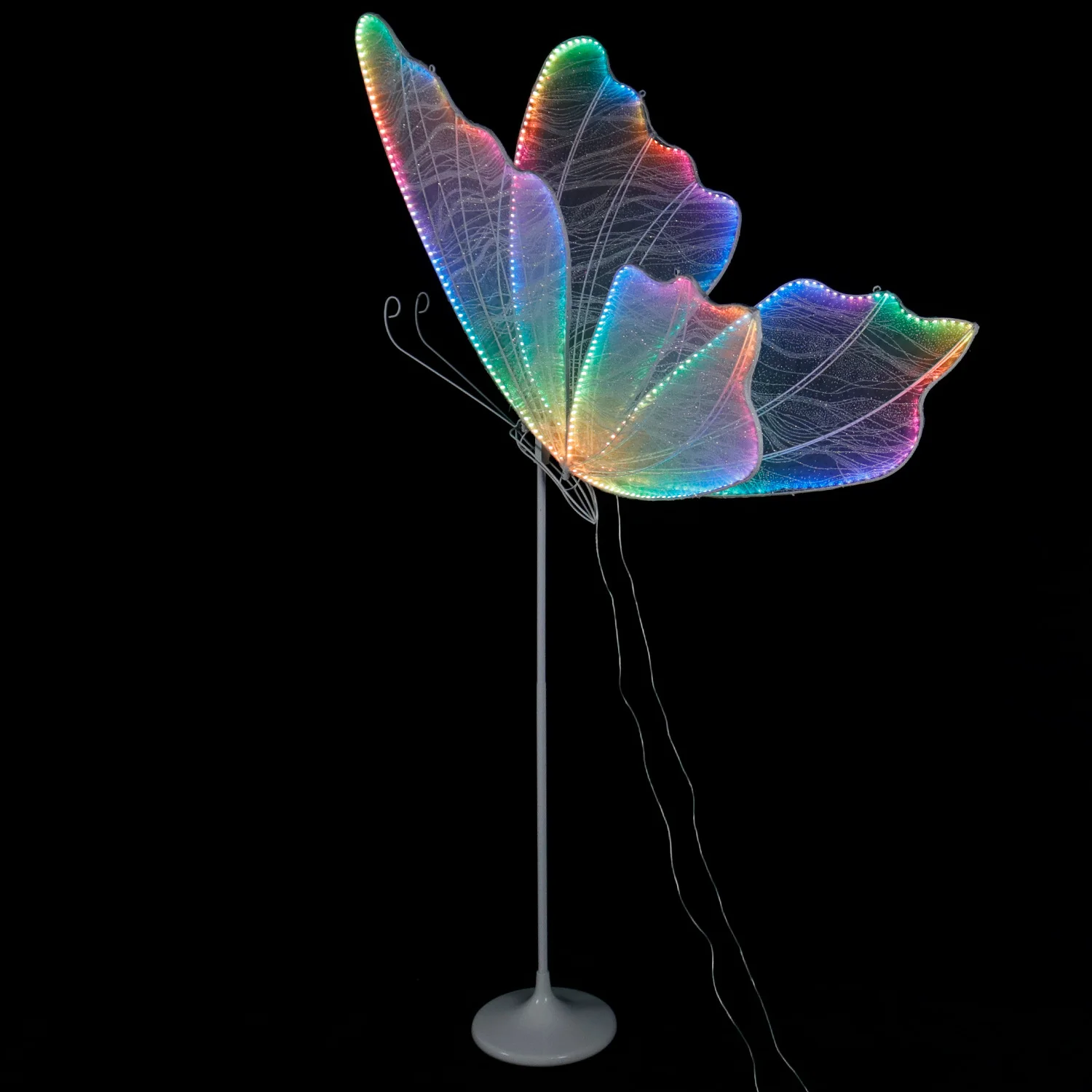 RGB Butterfly Lights Decoration Wedding Romantic Creative Decorative Lights for Walkway Stage Party Holiday Lighting
RGB Butterfly Lights Decoration Wedding Romantic Creative Decorative Lights for Walkway Stage Party Holiday Lighting