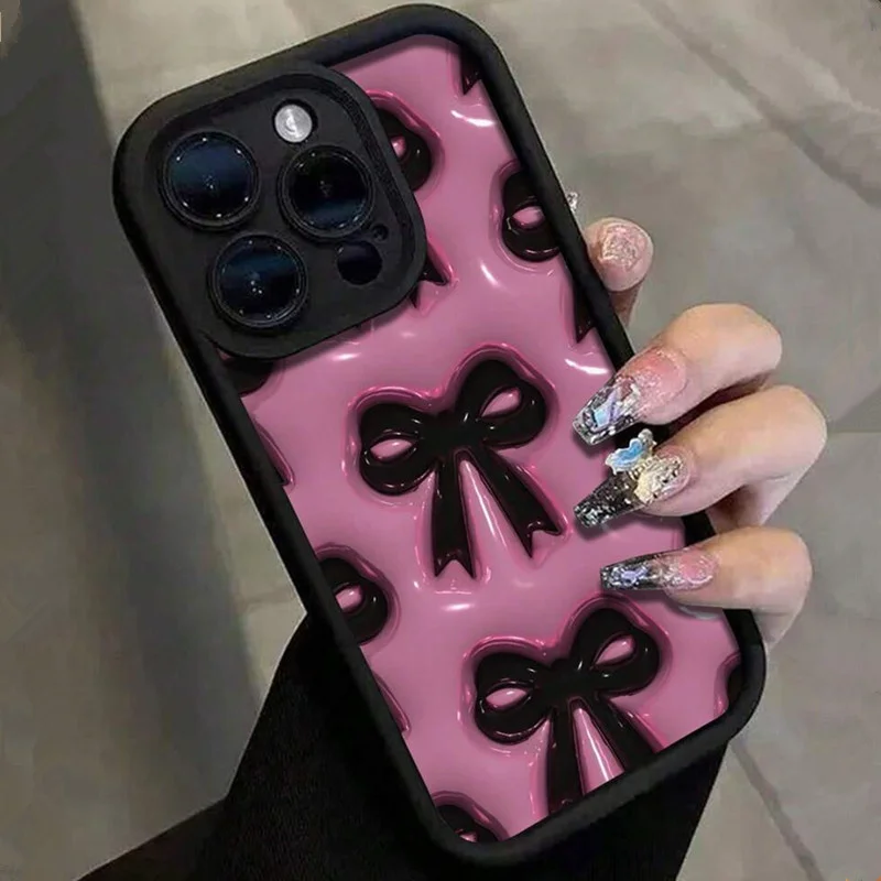 Pink Star Bow Silicone Phone Case for iPhone 16 15 12 11 Pro Max 13 14 PRO X XR XS 7 8 15 14 16 Plus SE 2022 Shockproof Cover
Pink Star Bow Silicone Phone Case for iPhone 16 15 12 11 Pro Max 13 14 PRO X XR XS 7 8 15 14 16 Plus SE 2022 Shockproof Cover
