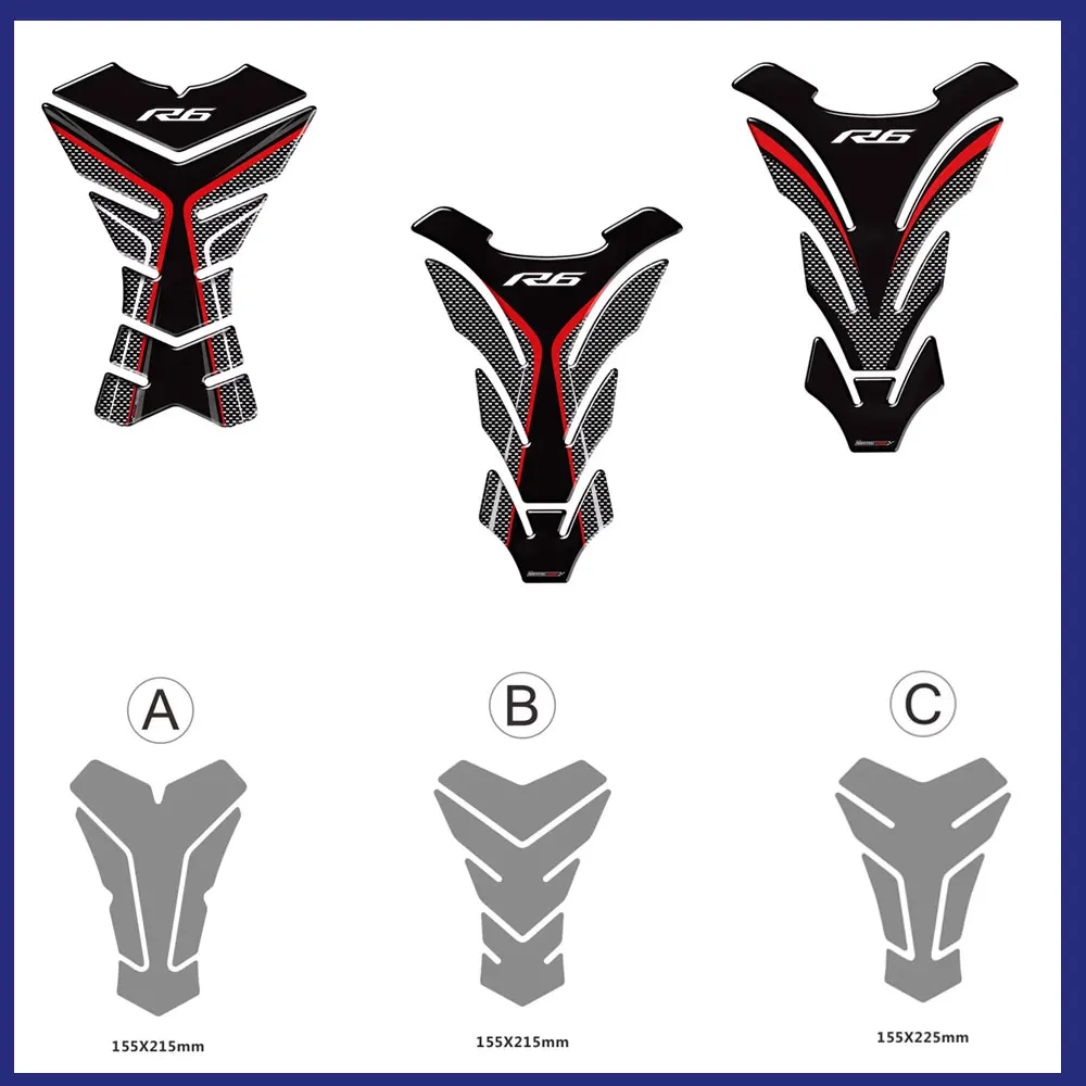 Motorcycle accessories sticker For Yamaha R6 YZF-R6 Tankpad 3D Motorcycle Gas Oil Tank Pad Protector Stickers
Motorcycle accessories sticker For Yamaha R6 YZF-R6 Tankpad 3D Motorcycle Gas Oil Tank Pad Protector Stickers