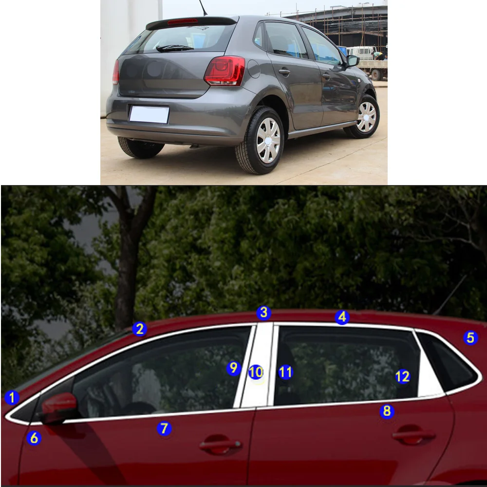 Car Sticker Garnish Pillar Window Middle Strip Trim Frame Hoods For VW Volkswagen Polo Hatchback 2011 2012 2013
Car Sticker Garnish Pillar Window Middle Strip Trim Frame Hoods For VW Volkswagen Polo Hatchback 2011 2012 2013