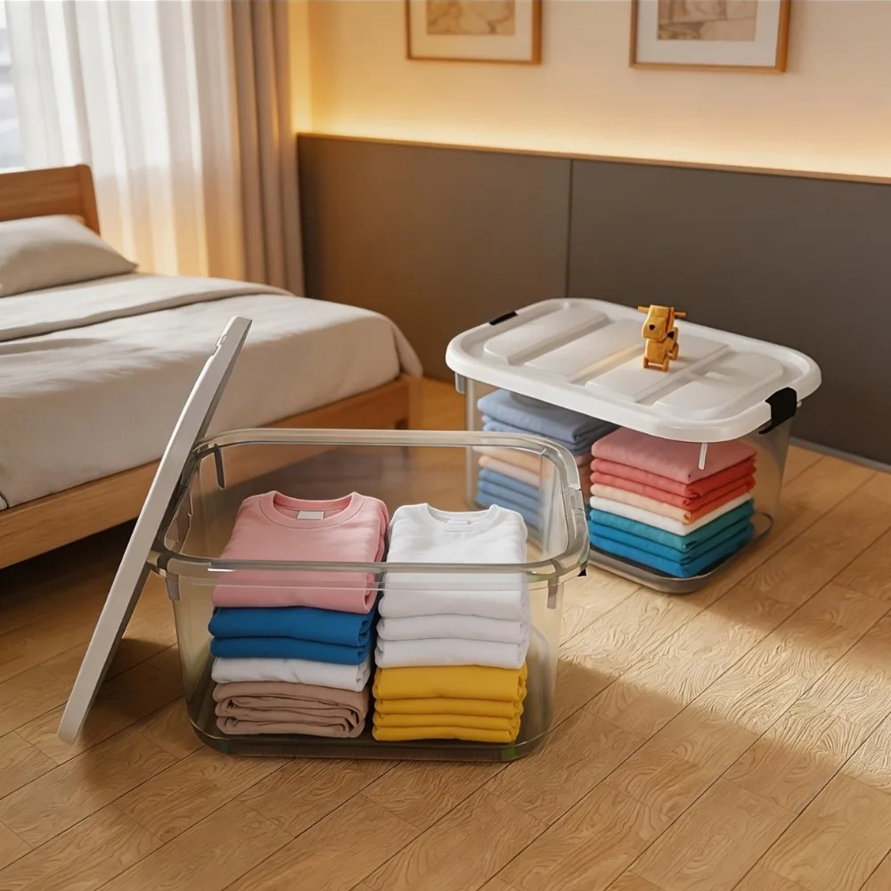 4/6 Multipurpose Plastic Storage Box Set - Durable, Flexible Home, Kitchen Storage Boxes - Waterproof Rectangular Containers
4/6 Multipurpose Plastic Storage Box Set - Durable, Flexible Home, Kitchen Storage Boxes - Waterproof Rectangular Containers