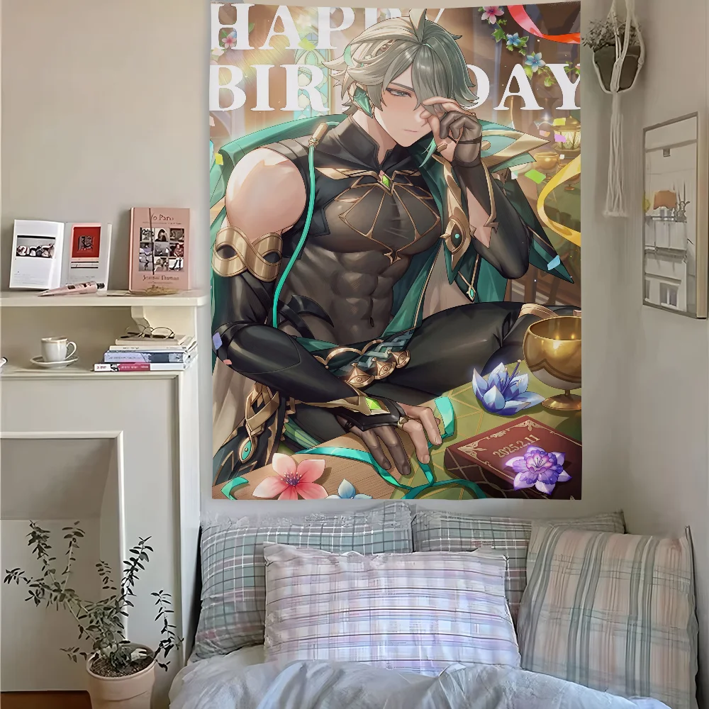 Game Alhaitham Sexy Tapestry Bedroom Living Home Decor Bar Outdoor Festival Wall Hanging Decoration Background Art Banner
Game Alhaitham Sexy Tapestry Bedroom Living Home Decor Bar Outdoor Festival Wall Hanging Decoration Background Art Banner