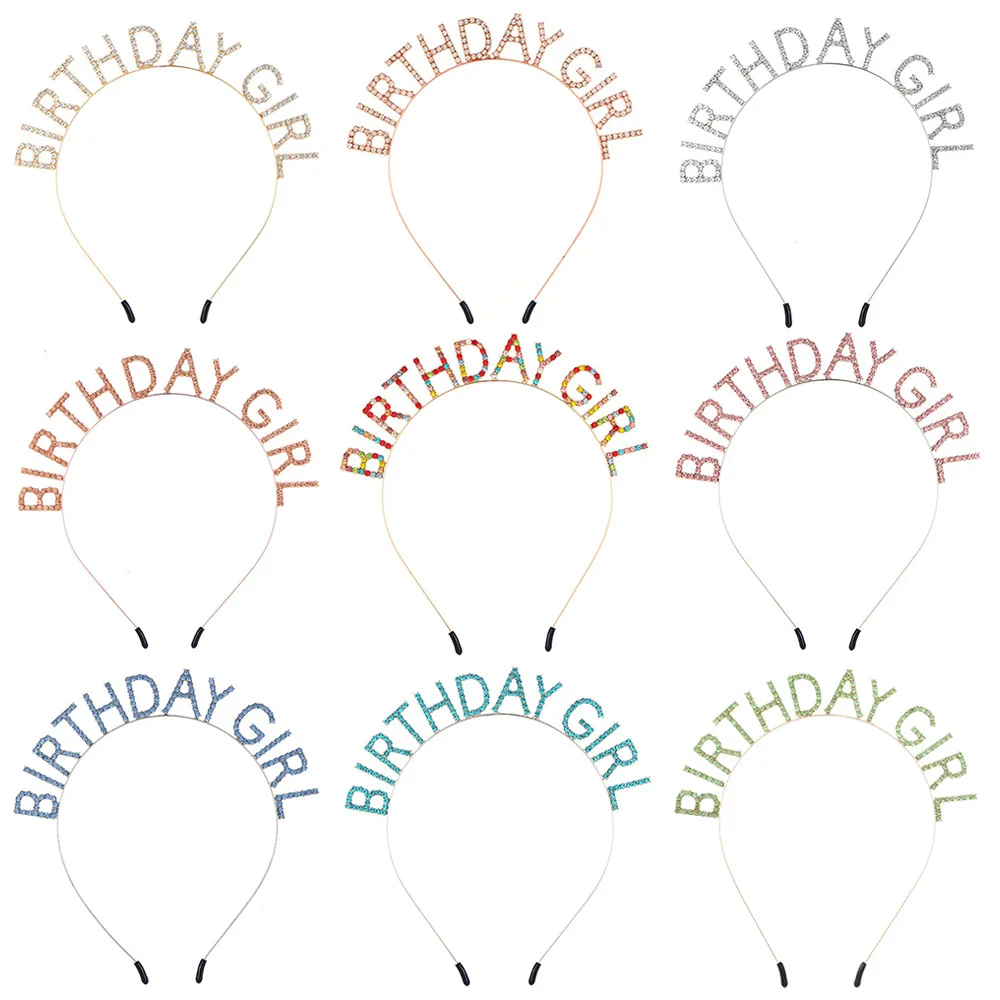 Birthday Party Rhinestone Letter Birthday Headband Female Custom Birthday Girl Headband Headdress Customized Hair Accessories
Birthday Party Rhinestone Letter Birthday Headband Female Custom Birthday Girl Headband Headdress Customized Hair Accessories