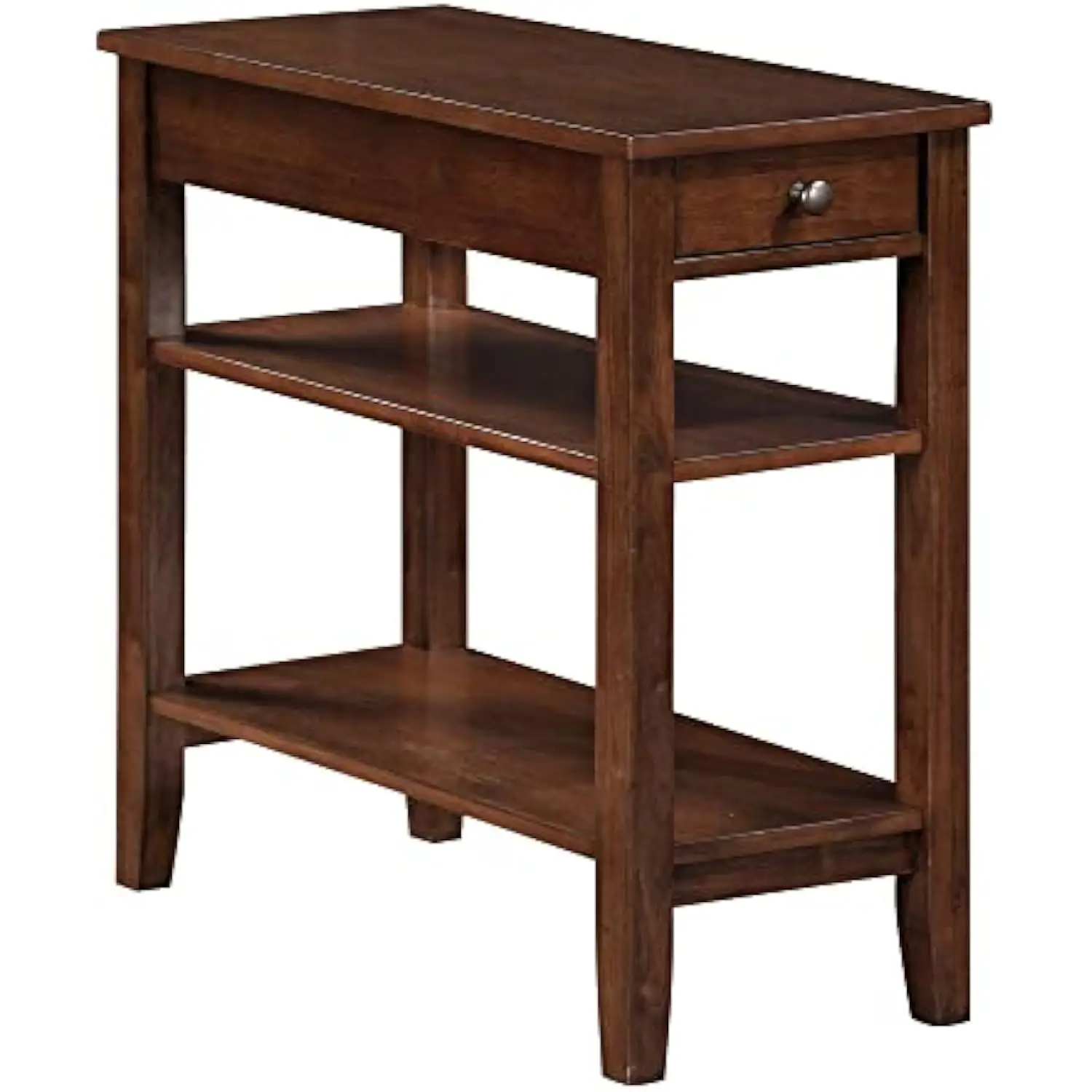 American Heritage Chairside End Table with Drawer 23.5 - Classic Living Room Table with Storage Shelf, Bedroom Nightstand, Esp
American Heritage Chairside End Table with Drawer 23.5 - Classic Living Room Table with Storage Shelf, Bedroom Nightstand, Esp