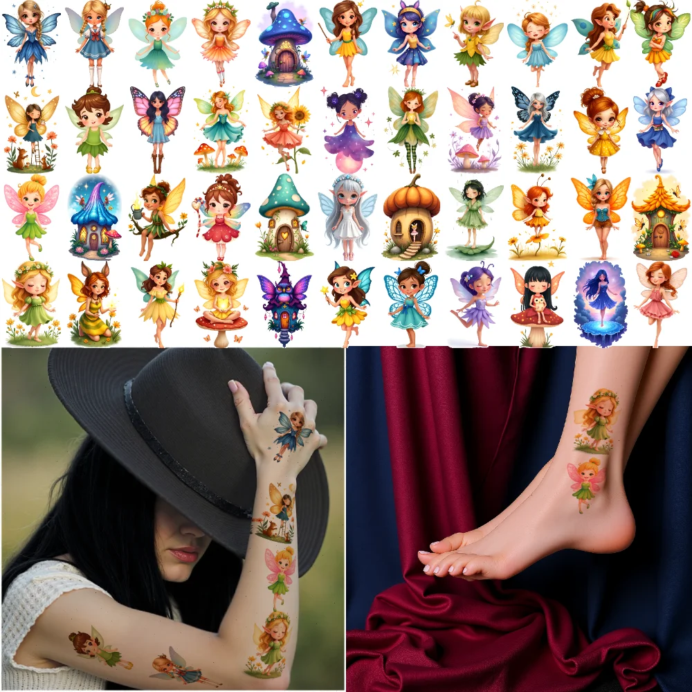63pcs Temporary Tattoo Leaves Waterproof Long-lasting Body Stickers Fairies Nature Cartoon Sunflower For Arms Men Women
63pcs Temporary Tattoo Leaves Waterproof Long-lasting Body Stickers Fairies Nature Cartoon Sunflower For Arms Men Women