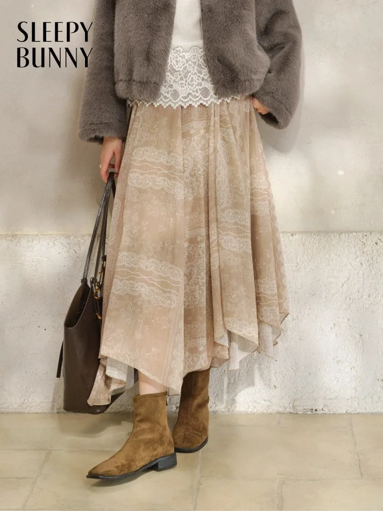 Retro Printed A-Line Midi Skirt for Women Elegant Flowing Long Skirt with Asymmetrical Hem Lady Chic Winter Daily Styling Wear
Retro Printed A-Line Midi Skirt for Women Elegant Flowing Long Skirt with Asymmetrical Hem Lady Chic Winter Daily Styling Wear