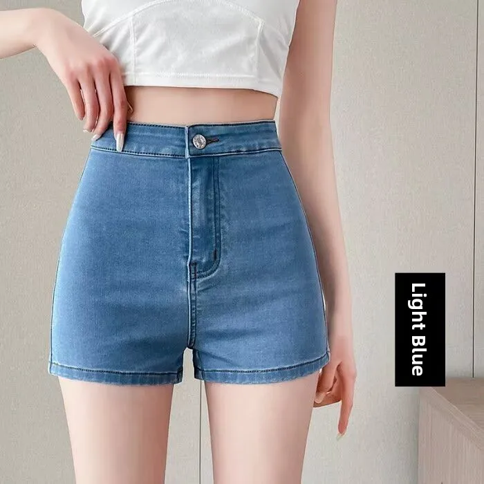 Sexy Tight Denim Shorts for Women Deep Blue A-Line Thin Dancing Shorts Spring Summer Autumn High Waist Cotton Blend Jeans
Sexy Tight Denim Shorts for Women Deep Blue A-Line Thin Dancing Shorts Spring Summer Autumn High Waist Cotton Blend Jeans