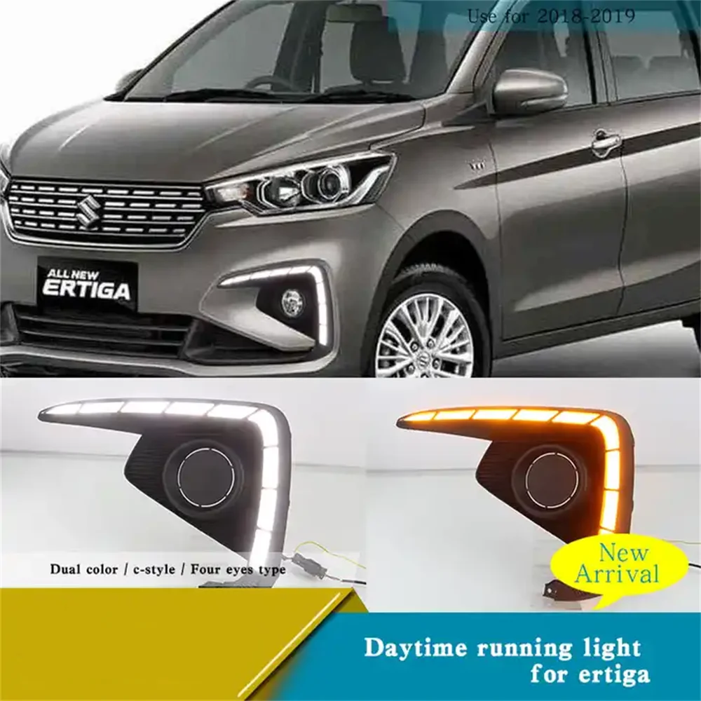 New Style Led DRL For Suzuki Ertiga 2018-2019 Led Drl With Yellow Signal Fog Lamp Cover Daytime Light
New Style Led DRL For Suzuki Ertiga 2018-2019 Led Drl With Yellow Signal Fog Lamp Cover Daytime Light