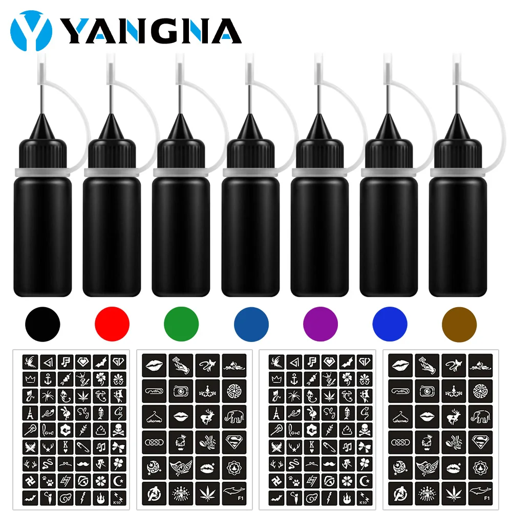 YANGNA 10ml Temporary Tattoo Liquid Tattoo Paste DIY Tattoo Juice For Temporary Tattoo Sticker Waterproof Pigment for Body Paint
YANGNA 10ml Temporary Tattoo Liquid Tattoo Paste DIY Tattoo Juice For Temporary Tattoo Sticker Waterproof Pigment for Body Paint
