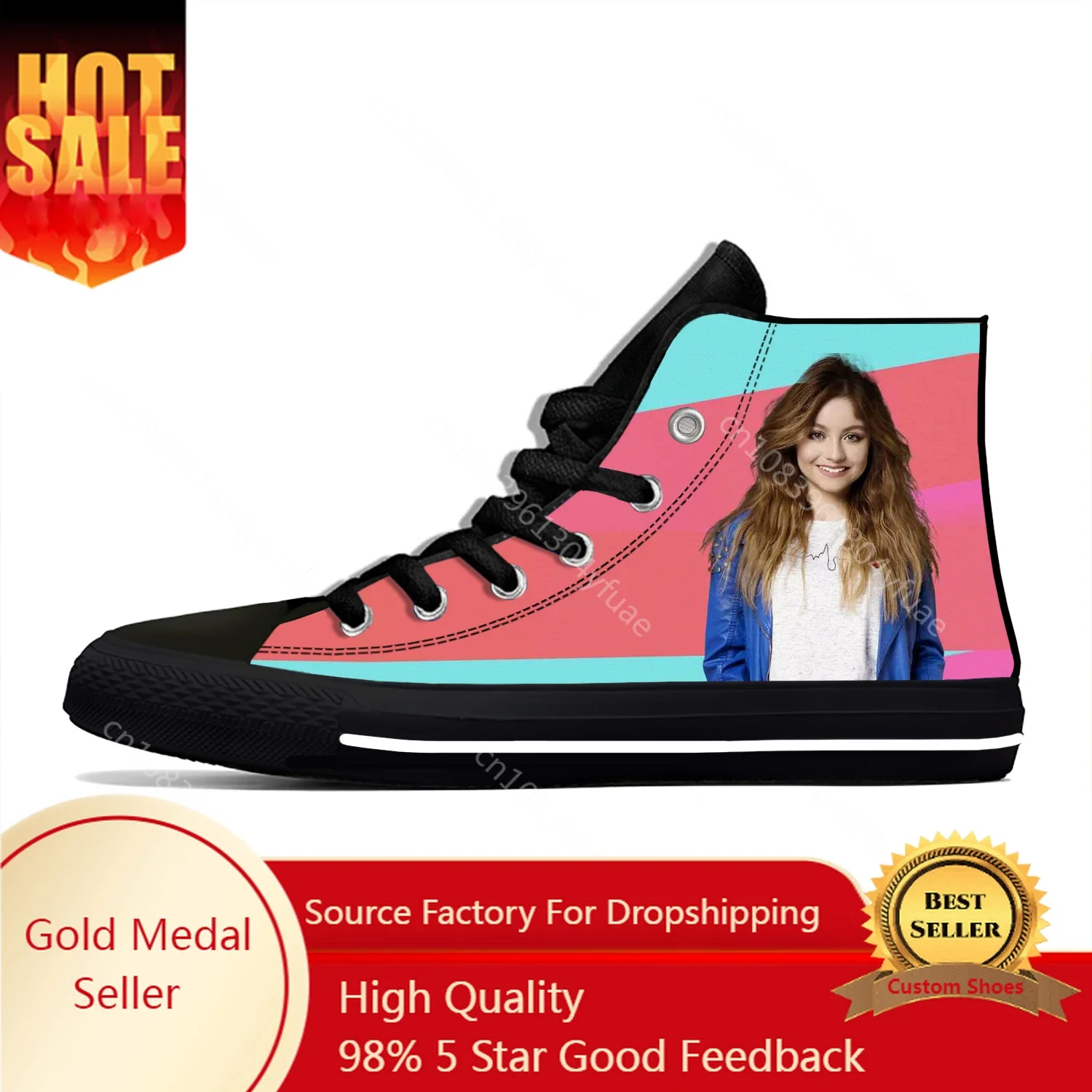 Soy Luna Girl Printing Cute Novelty Design Lightweight Canvas Shoes Men Women Casual Breathable Sneakers High Top Board Shoes
Soy Luna Girl Printing Cute Novelty Design Lightweight Canvas Shoes Men Women Casual Breathable Sneakers High Top Board Shoes