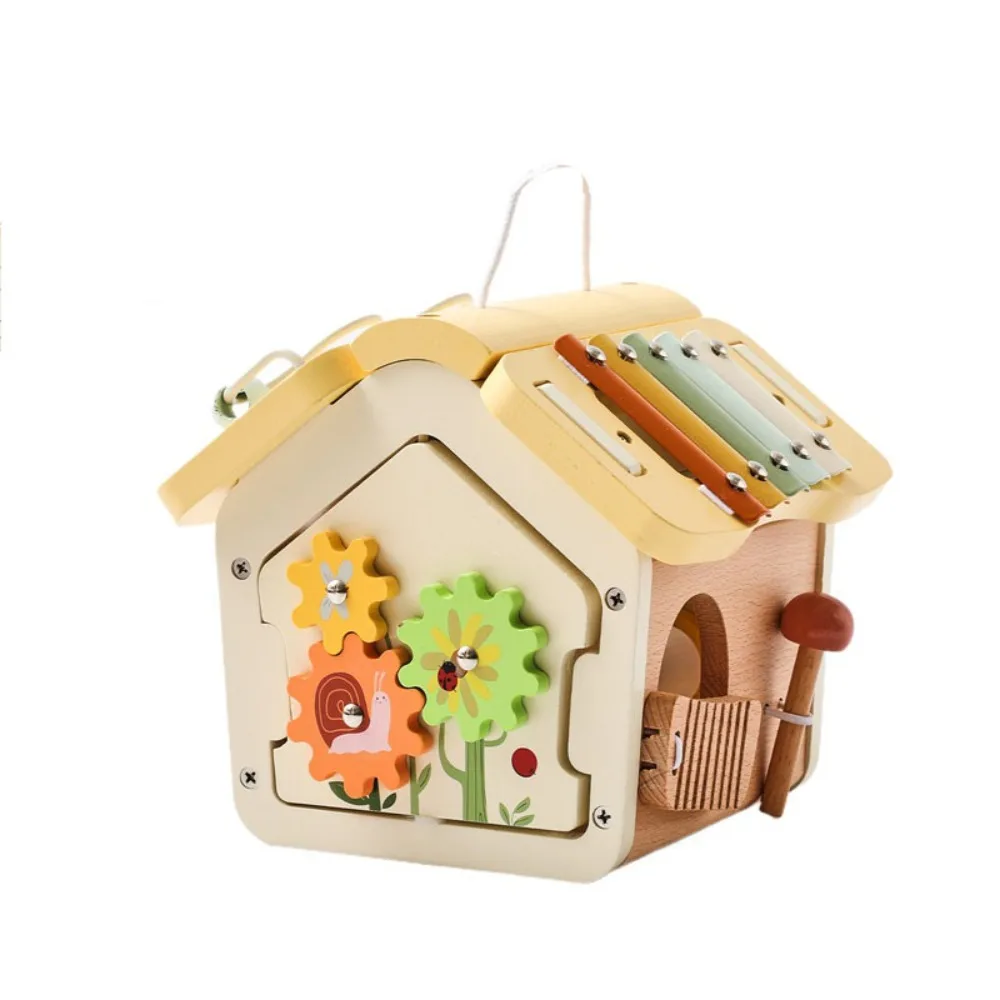 Busy Board Kids Wooden Montessori Toys Shape Sorter with Sound House Building Blocks Puzzle Toys Logical Thinking Interactive
Busy Board Kids Wooden Montessori Toys Shape Sorter with Sound House Building Blocks Puzzle Toys Logical Thinking Interactive