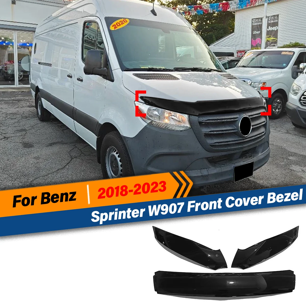 For Mercedes-Benz Sprinter W907 2018 2019 2020 2021 2022 2023 Front Cover Baffle Protective Cover Air Deflector Insect-proof Net
For Mercedes-Benz Sprinter W907 2018 2019 2020 2021 2022 2023 Front Cover Baffle Protective Cover Air Deflector Insect-proof Net