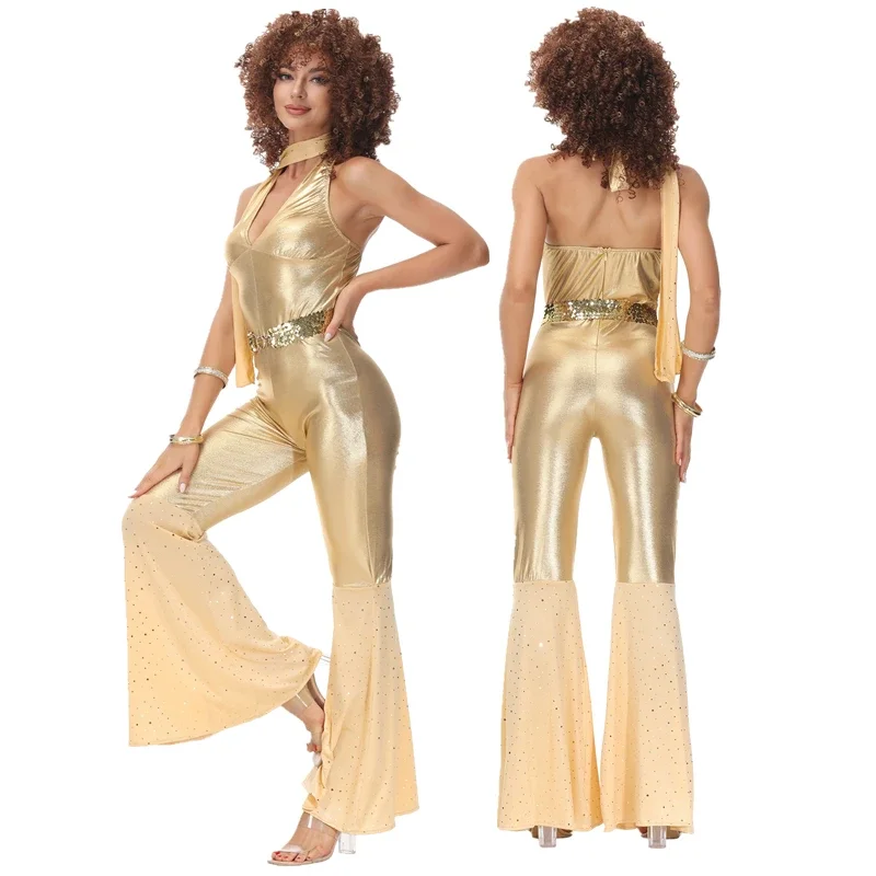 Halloween Carnival Outfits Party 70's 80's Hippies Dance Cosplay Women Sexy Rock Disco Costumes Fancy Dress Adult
Halloween Carnival Outfits Party 70's 80's Hippies Dance Cosplay Women Sexy Rock Disco Costumes Fancy Dress Adult