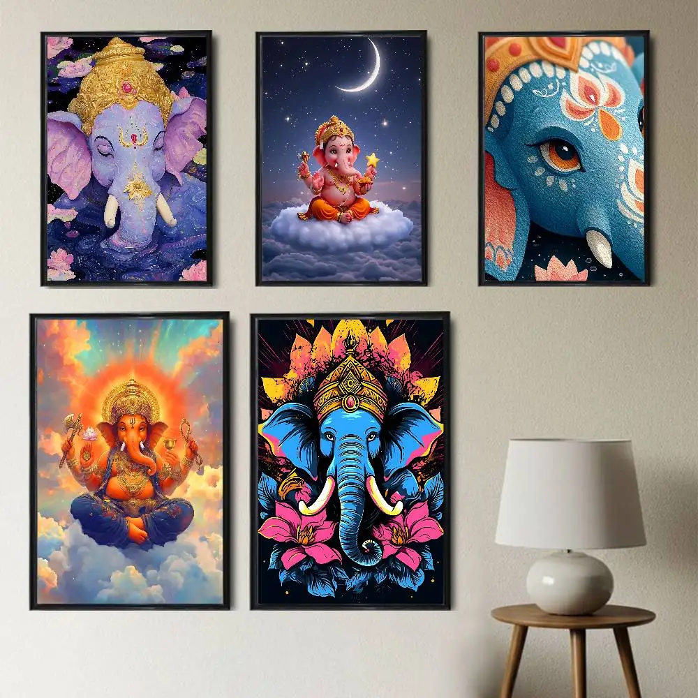 Elephant God cute Ganesh Wall Art Anime Canvas Painting Poster For Living Room Decoration Picture Home Decor
Elephant God cute Ganesh Wall Art Anime Canvas Painting Poster For Living Room Decoration Picture Home Decor