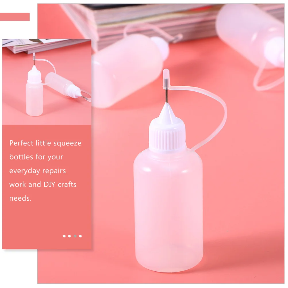 30 Pcs Oil Bottle Fine Tip Nozzle Glue Needle Squeeze Precision Applicator Liquid
30 Pcs Oil Bottle Fine Tip Nozzle Glue Needle Squeeze Precision Applicator Liquid