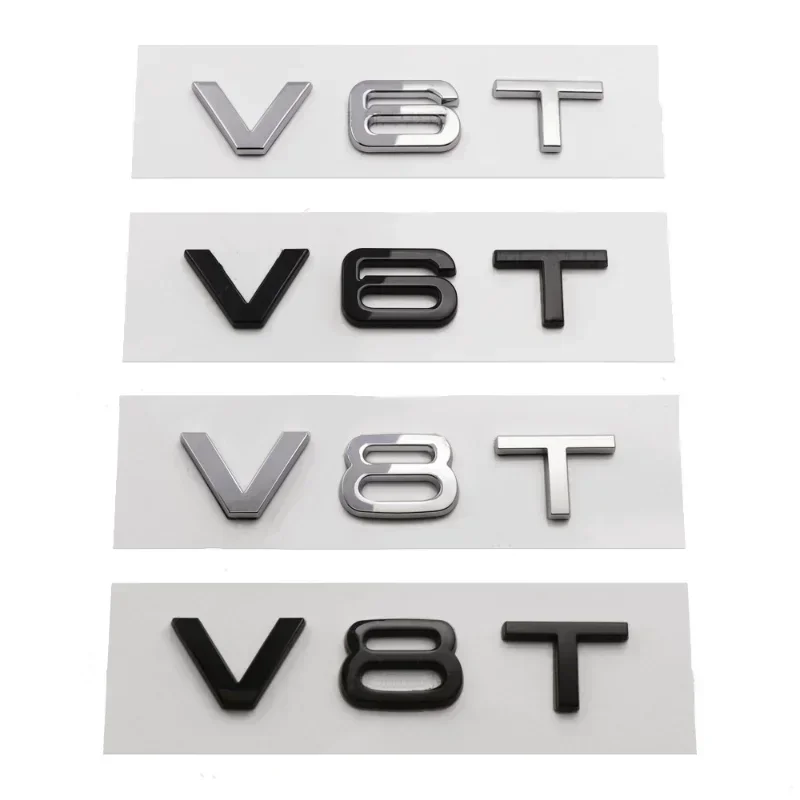 3D ABS V6T V8T Logo Car Rear Boot Trunk Side Fender Car Emblem Badge Sticker Decals For Audi A4L A5 A6L A7 S4 S5 Car Accessories
3D ABS V6T V8T Logo Car Rear Boot Trunk Side Fender Car Emblem Badge Sticker Decals For Audi A4L A5 A6L A7 S4 S5 Car Accessories