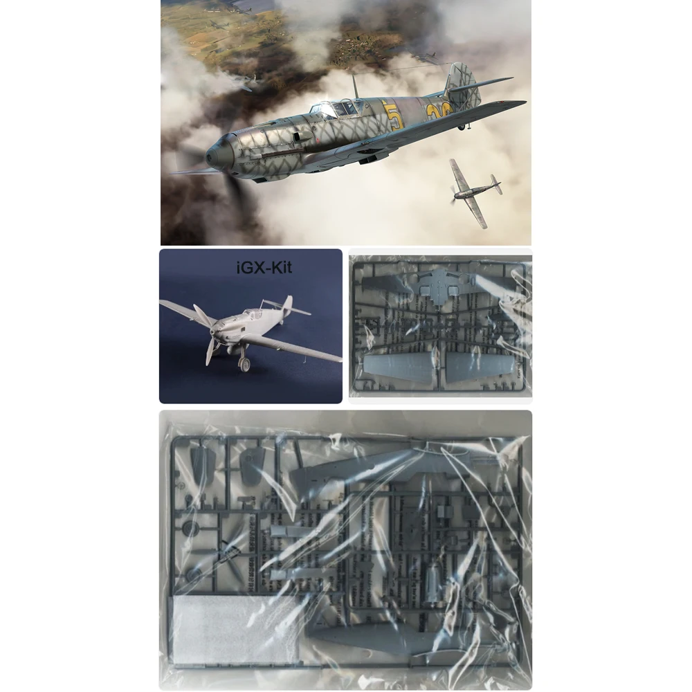 HobbyBoss 81791 1/48 Scale BF109 BF-109 BF109E Bf109E-3 Fighter Plane Aircraft Airplane Plastic Assembly Model Building Kit
HobbyBoss 81791 1/48 Scale BF109 BF-109 BF109E Bf109E-3 Fighter Plane Aircraft Airplane Plastic Assembly Model Building Kit