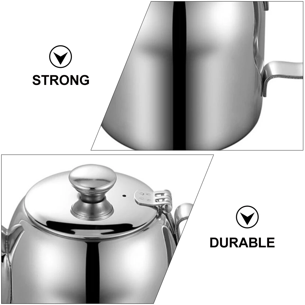 Stainless Steel Kettle Multifunctional Teakettle For Home Kitchen Silver Ergonomic Handle Water Heating Pot Household Universal
Stainless Steel Kettle Multifunctional Teakettle For Home Kitchen Silver Ergonomic Handle Water Heating Pot Household Universal
