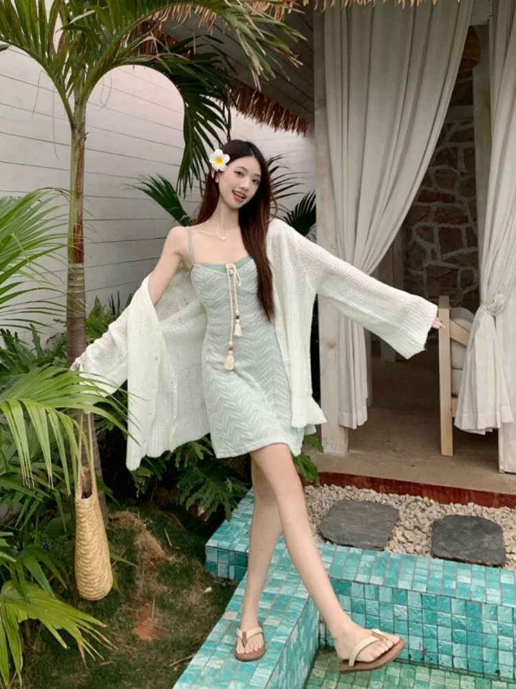Anti-Aging Knitted Set Women's Spring Casual Wear Long Sve round Neline Two-Piece Outfit Comfortable Breathable Faionable
Anti-Aging Knitted Set Women's Spring Casual Wear Long Sve round Neline Two-Piece Outfit Comfortable Breathable Faionable