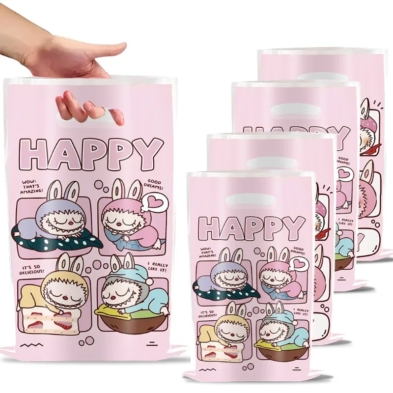 10pcs LABUBU Party Gift Bags Anime Birthday Theme Plastic Candy Bag Cute Boy Girl Snack Packaging Bags Decorations Loot Bags
10pcs LABUBU Party Gift Bags Anime Birthday Theme Plastic Candy Bag Cute Boy Girl Snack Packaging Bags Decorations Loot Bags