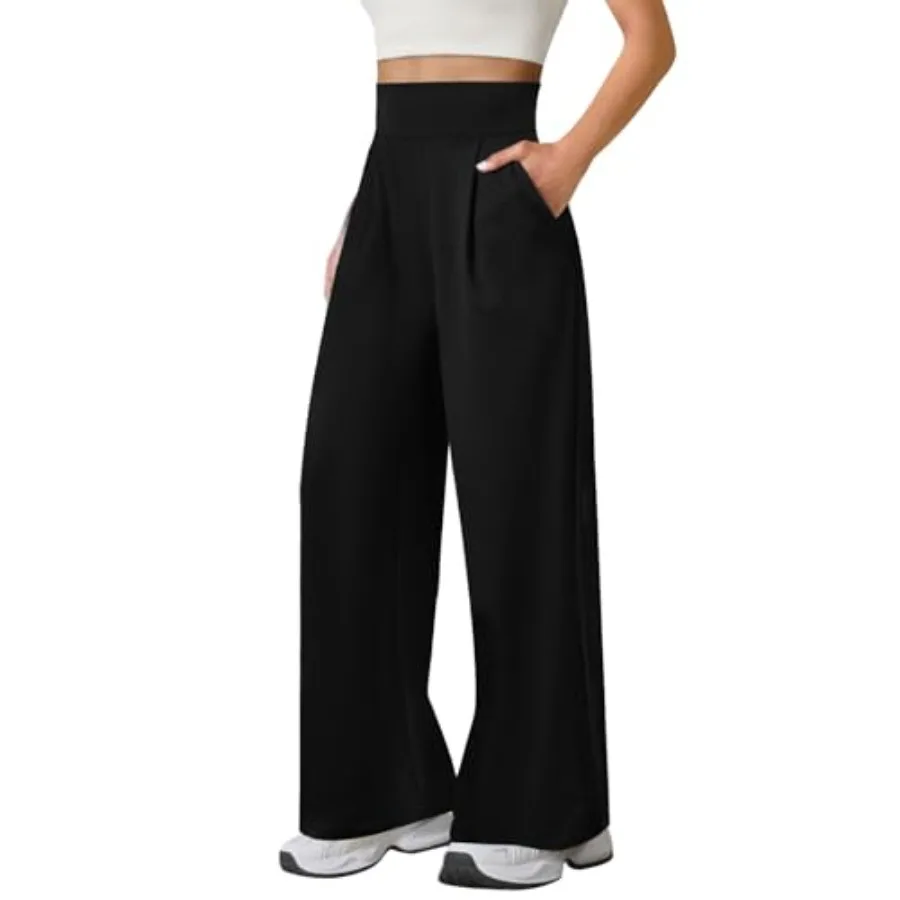 JEKAOYI Womens Wide Leg Yoga Pants High Waist Loose Stretch Casual Lounge Workout Gym Trousers with Pockets
JEKAOYI Womens Wide Leg Yoga Pants High Waist Loose Stretch Casual Lounge Workout Gym Trousers with Pockets