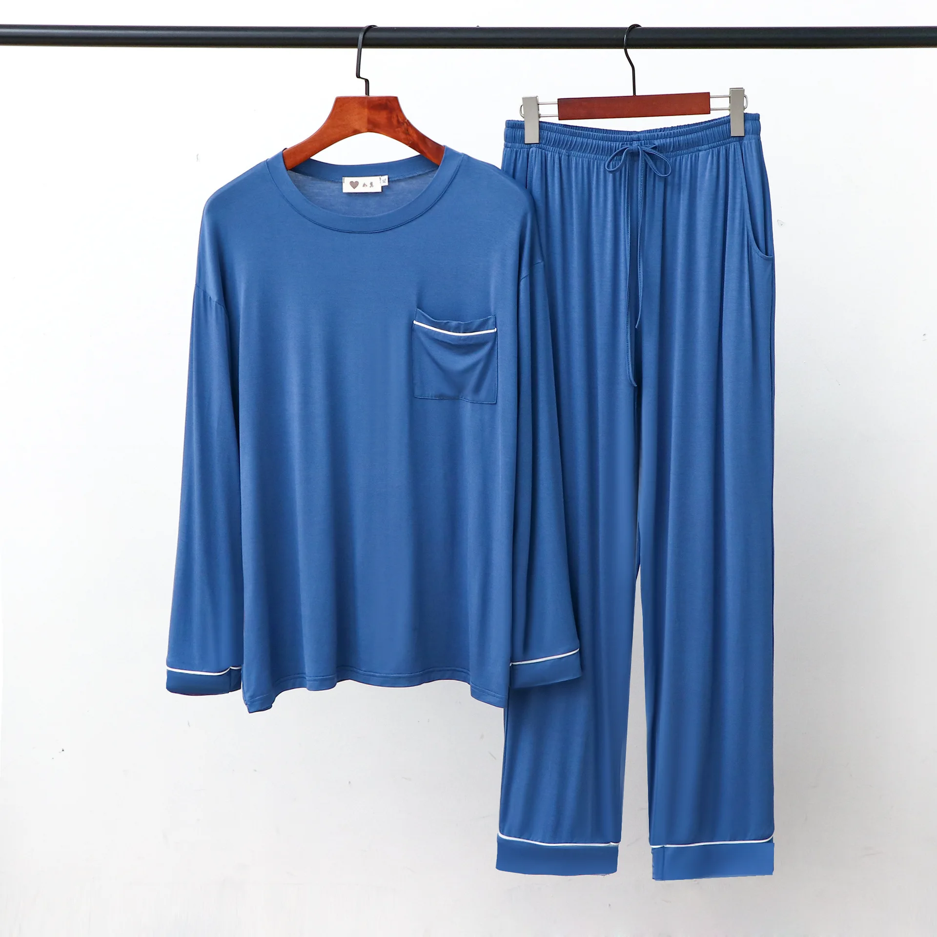 Plus Size 3Xl Men Modal Pajamas Suit Casual O-Neck Shirt&pants with Pockets Drawstring Sleep Set Loose Nightwear Home Clothes
Plus Size 3Xl Men Modal Pajamas Suit Casual O-Neck Shirt&pants with Pockets Drawstring Sleep Set Loose Nightwear Home Clothes
