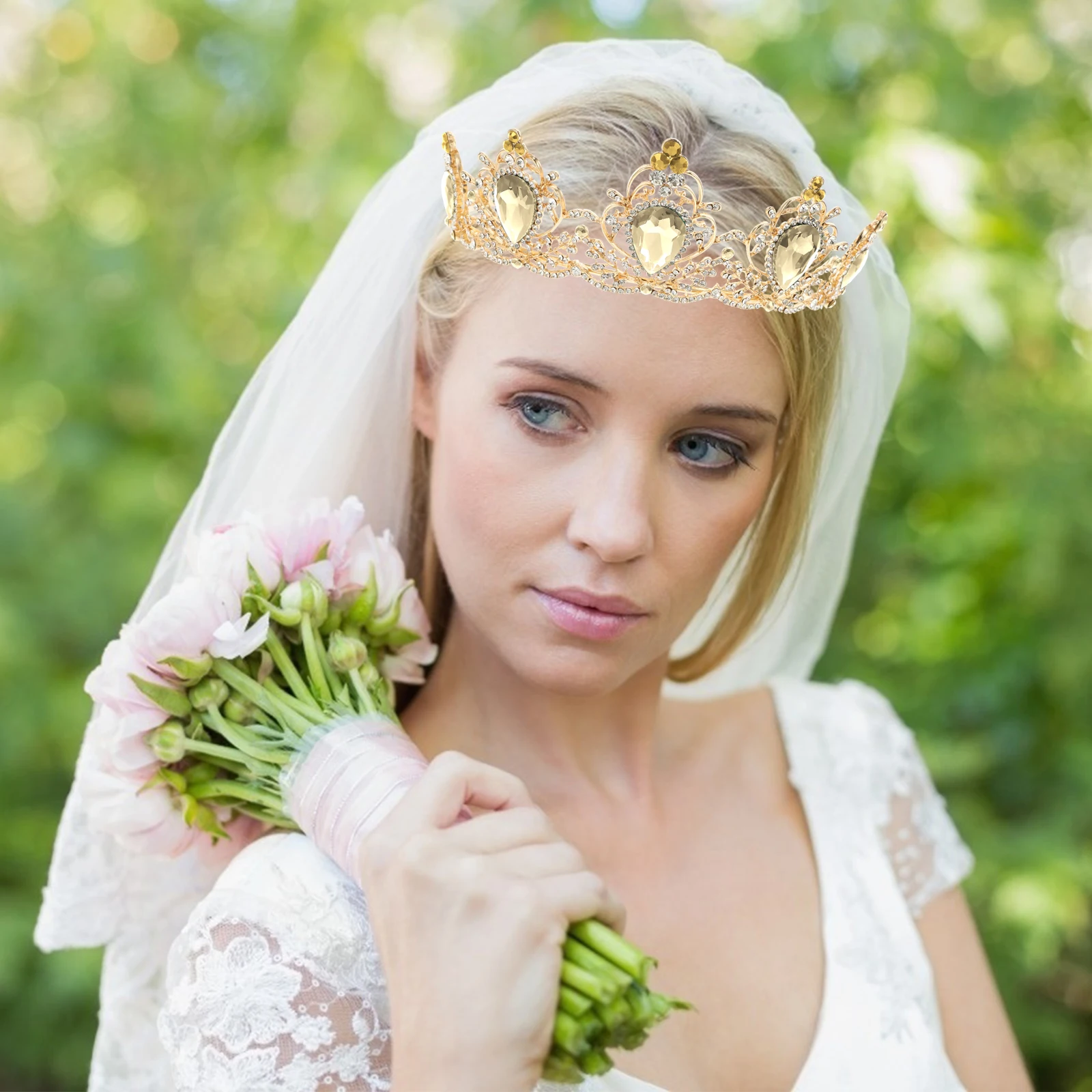 Hair Accessories for Girls Vintage Crown Headdress Bride Baroque Style Bridal Golden Tiara Bridesmaid
Hair Accessories for Girls Vintage Crown Headdress Bride Baroque Style Bridal Golden Tiara Bridesmaid